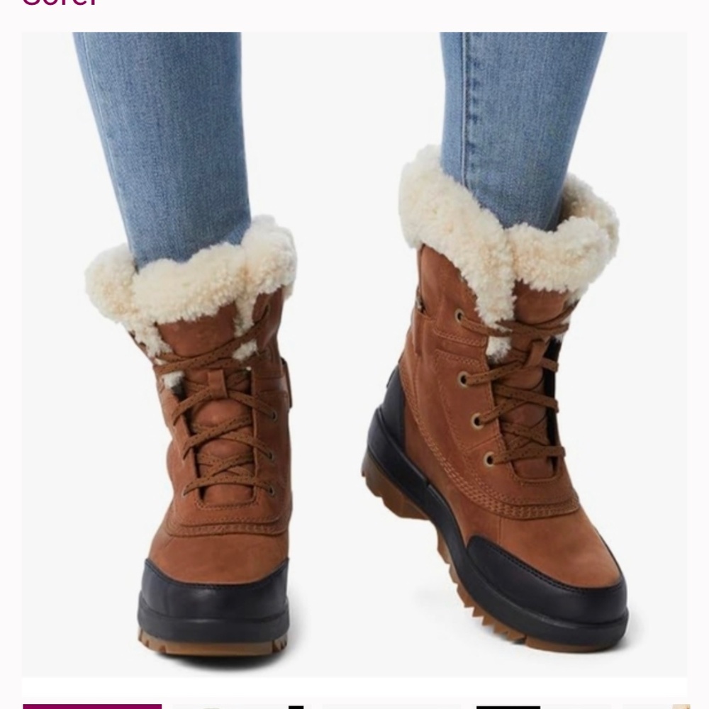 Sorel winter boots size 8 women’s
